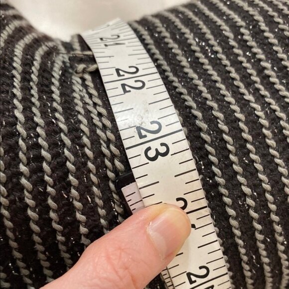 Nine West Bucket Hat Striped Dark Brown and White Women's hat - Picture 13 of 13